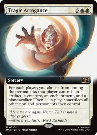 Tragic Arrogance (Extended Art)  (MSC-323) - [Commander: Marvel Super Heroes]