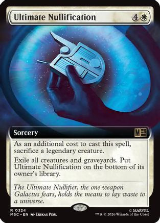 Ultimate Nullification (Extended Art)  (MSC-324) - [Commander: Marvel Super Heroes]