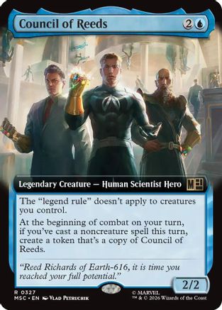 Council of Reeds (Extended Art)  (MSC-327) - [Commander: Marvel Super Heroes]