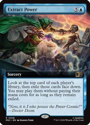 Extract Power (Extended Art)  (MSC-328) - [Commander: Marvel Super Heroes]