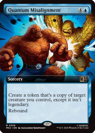Quantum Misalignment (Extended Art)  (MSC-339) - [Commander: Marvel Super Heroes]