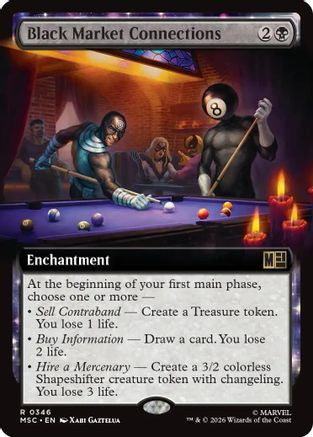 Black Market Connections (Extended Art)  (MSC-346) - [Commander: Marvel Super Heroes]