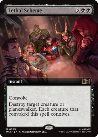 Lethal Scheme (Extended Art)  (MSC-353) - [Commander: Marvel Super Heroes]
