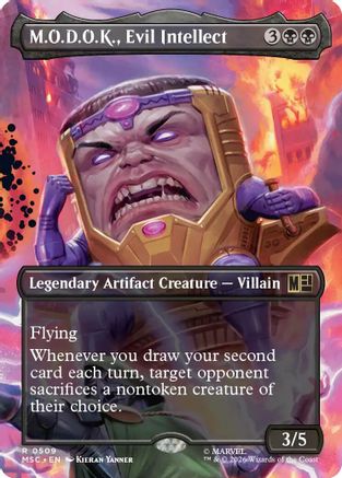 M.O.D.O.K., Evil Intellect (Borderless)  (MSC-509) - [Commander: Marvel Super Heroes]