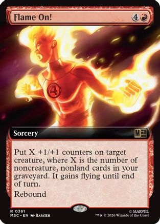 Flame On! (Extended Art)  (MSC-361) - [Commander: Marvel Super Heroes]
