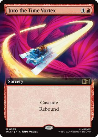 Into the Time Vortex (Extended Art)  [Foil]  (MSC-363) - [Commander: Marvel Super Heroes]
