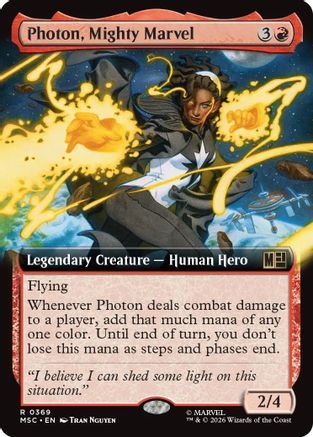 Photon, Mighty Marvel (Extended Art)  [Foil]  (MSC-369) - [Commander: Marvel Super Heroes]