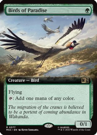 Birds of Paradise (Extended Art)  (MSC-377) - [Commander: Marvel Super Heroes]