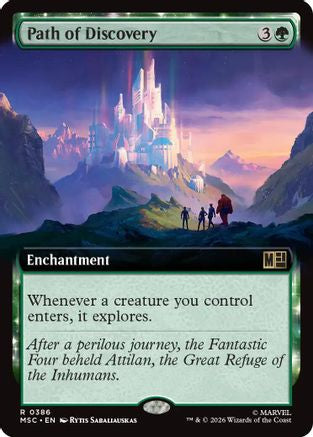 Path of Discovery (Extended Art)  (MSC-386) - [Commander: Marvel Super Heroes]