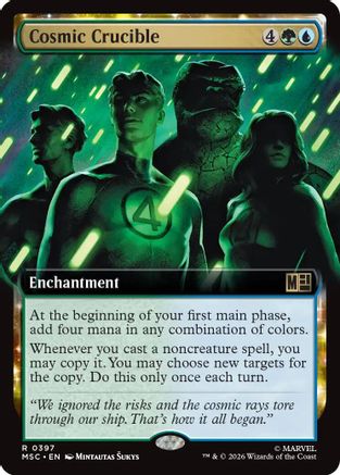 Cosmic Crucible (Extended Art)  (MSC-397) - [Commander: Marvel Super Heroes]