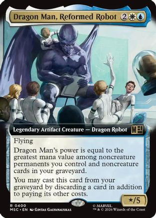 Dragon Man, Reformed Robot (Extended Art)  (MSC-400) - [Commander: Marvel Super Heroes]