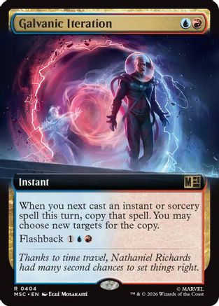 Galvanic Iteration (Extended Art)  (MSC-404) - [Commander: Marvel Super Heroes]