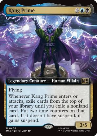 Kang Prime (Extended Art)  (MSC-406) - [Commander: Marvel Super Heroes]