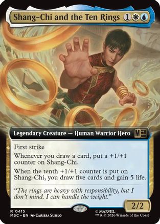 Shang-Chi and the Ten Rings (Extended Art)  (MSC-415) - [Commander: Marvel Super Heroes]