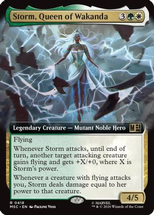 Storm, Queen of Wakanda (Extended Art)  (MSC-418) - [Commander: Marvel Super Heroes]