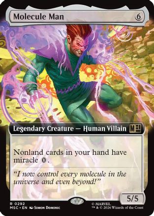 Molecule Man (Extended Art)  (MSC-292) - [Commander: Marvel Super Heroes]