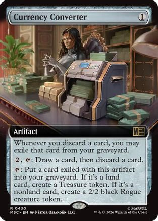 Currency Converter (Extended Art)  [Foil]  (MSC-430) - [Commander: Marvel Super Heroes]