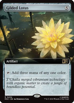 Gilded Lotus (Extended Art)  (MSC-434) - [Commander: Marvel Super Heroes]