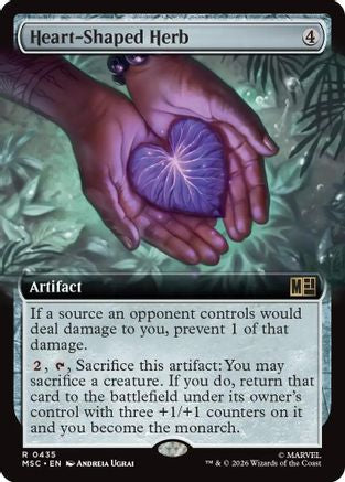 Heart-Shaped Herb (Extended Art)  (MSC-435) - [Commander: Marvel Super Heroes]