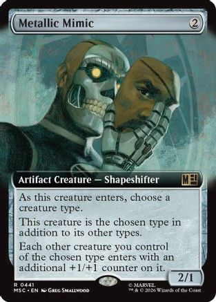 Metallic Mimic (Extended Art)  (MSC-441) - [Commander: Marvel Super Heroes]