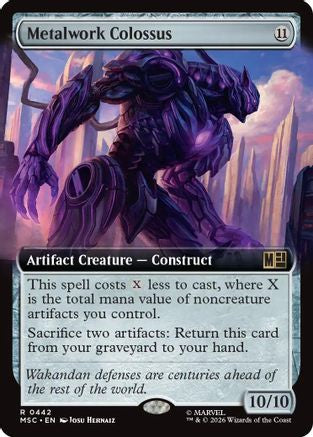 Metalwork Colossus (Extended Art)  (MSC-442) - [Commander: Marvel Super Heroes]