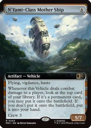 N'Yami-Class Mother Ship (Extended Art)  (MSC-444) - [Commander: Marvel Super Heroes]