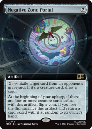 Negative Zone Portal (Extended Art)  [Foil]  (MSC-445) - [Commander: Marvel Super Heroes]