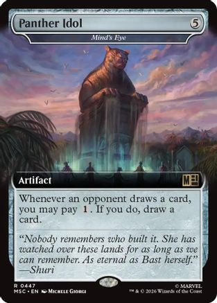 Panther Idol - Mind's Eye (Extended Art)  (MSC-447) - [Commander: Marvel Super Heroes]