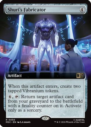Shuri's Fabricator (Extended Art)  (MSC-450) - [Commander: Marvel Super Heroes]
