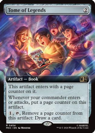 Tome of Legends (Extended Art)  [Foil]  (MSC-454) - [Commander: Marvel Super Heroes]
