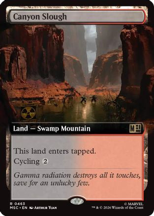 Canyon Slough (Extended Art)  (MSC-463) - [Commander: Marvel Super Heroes]