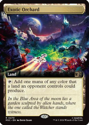 Exotic Orchard (Extended Art)  (MSC-470) - [Commander: Marvel Super Heroes]
