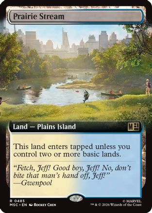 Prairie Stream (Extended Art)  [Foil]  (MSC-485) - [Commander: Marvel Super Heroes]