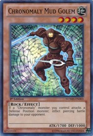 Chronomaly Mud Golem [NUMH-EN003] Super Rare - Trinity Hobby