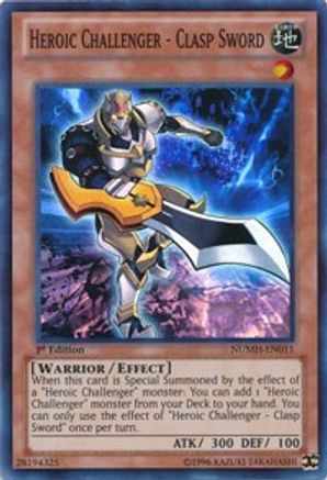 Heroic Challenger - Clasp Sword [NUMH-EN011] Super Rare - Trinity Hobby