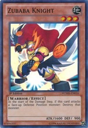 Zubaba Knight [NUMH-EN016] Super Rare - Trinity Hobby