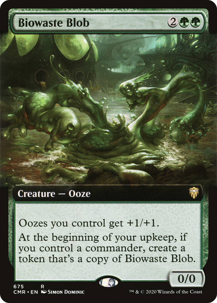 Biowaste Blob (Extended Art) [Commander Legends] - Trinity Hobby