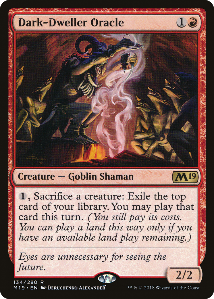 Dark-Dweller Oracle [Core Set 2019] - Trinity Hobby