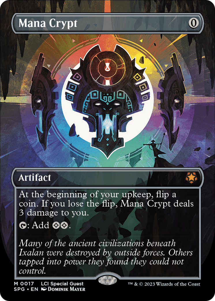 Mana Crypt (Borderless) [The Lost Caverns of Ixalan Special Guests] - Trinity Hobby