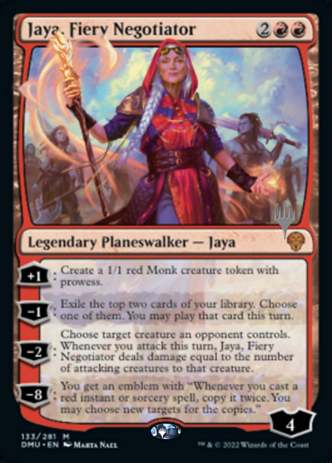 Jaya, Fiery Negotiator (Promo Pack) [Dominaria United Promos] - Trinity Hobby