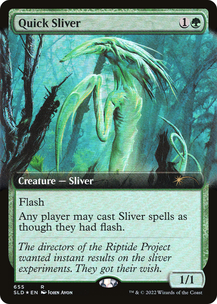 Quick Sliver (Extended Art) [Secret Lair Drop Promos] - Trinity Hobby