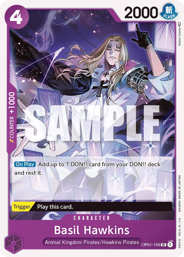 Basil Hawkins (OP01-106) - [Romance Dawn] - Trinity Hobby