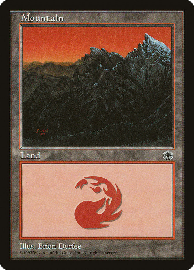 Mountain (9/7 Signature / No Peak on Left) [Portal] - Trinity Hobby