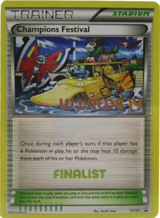 Champions Festival (XY27) (2014 Finalist) [XY: Black Star Promos] - Trinity Hobby