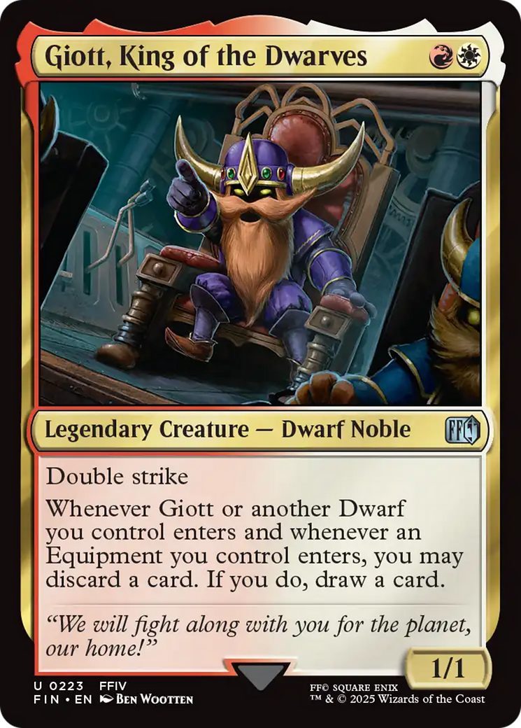 Giott, King of the Dwarves  (FIN-223) - [FINAL FANTASY]