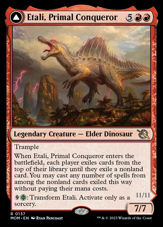 Etali, Primal Conqueror // Etali, Primal Sickness [March of the Machine] - Trinity Hobby
