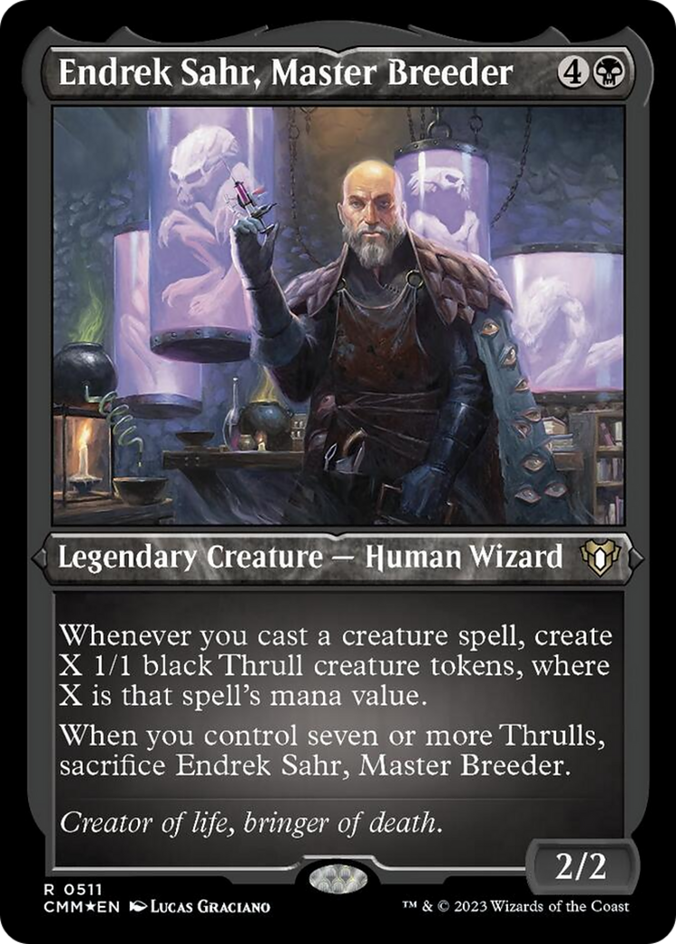 Endrek Sahr, Master Breeder (Foil Etched) [Commander Masters] - Trinity Hobby