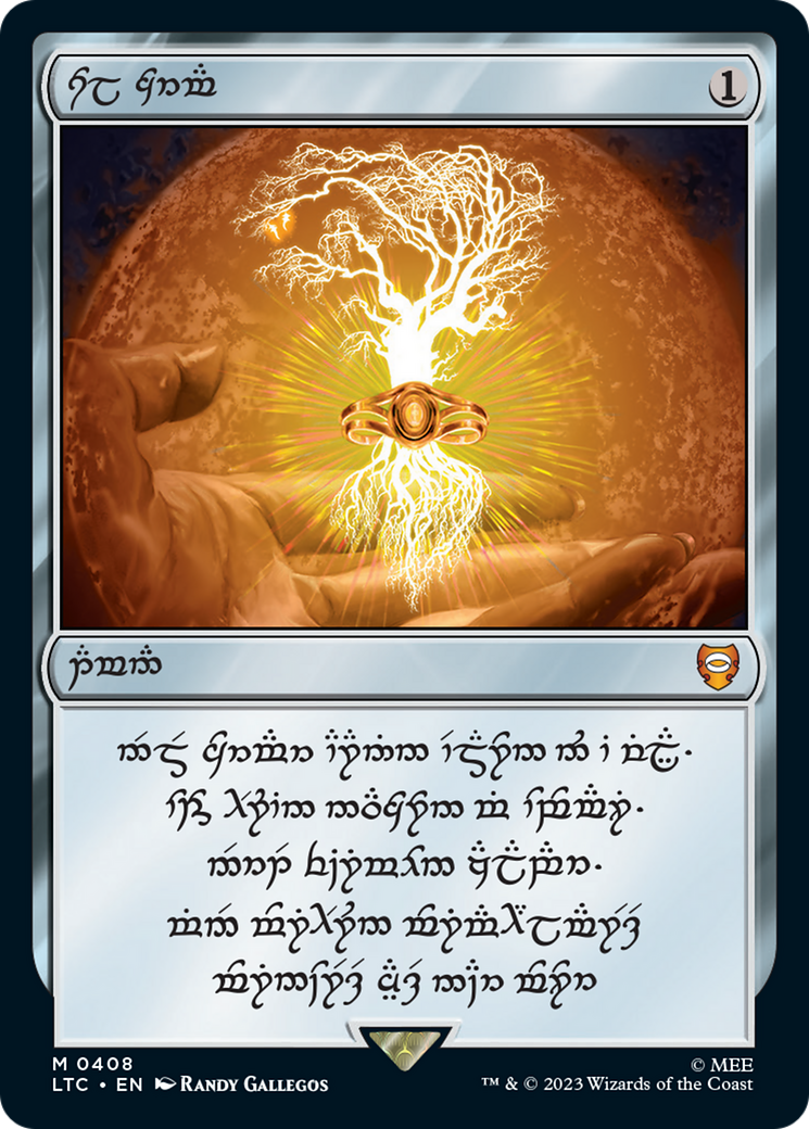 Sol Ring (408) (Elven Serialized) [The Lord of the Rings: Tales of Middle-Earth Commander] - Trinity Hobby