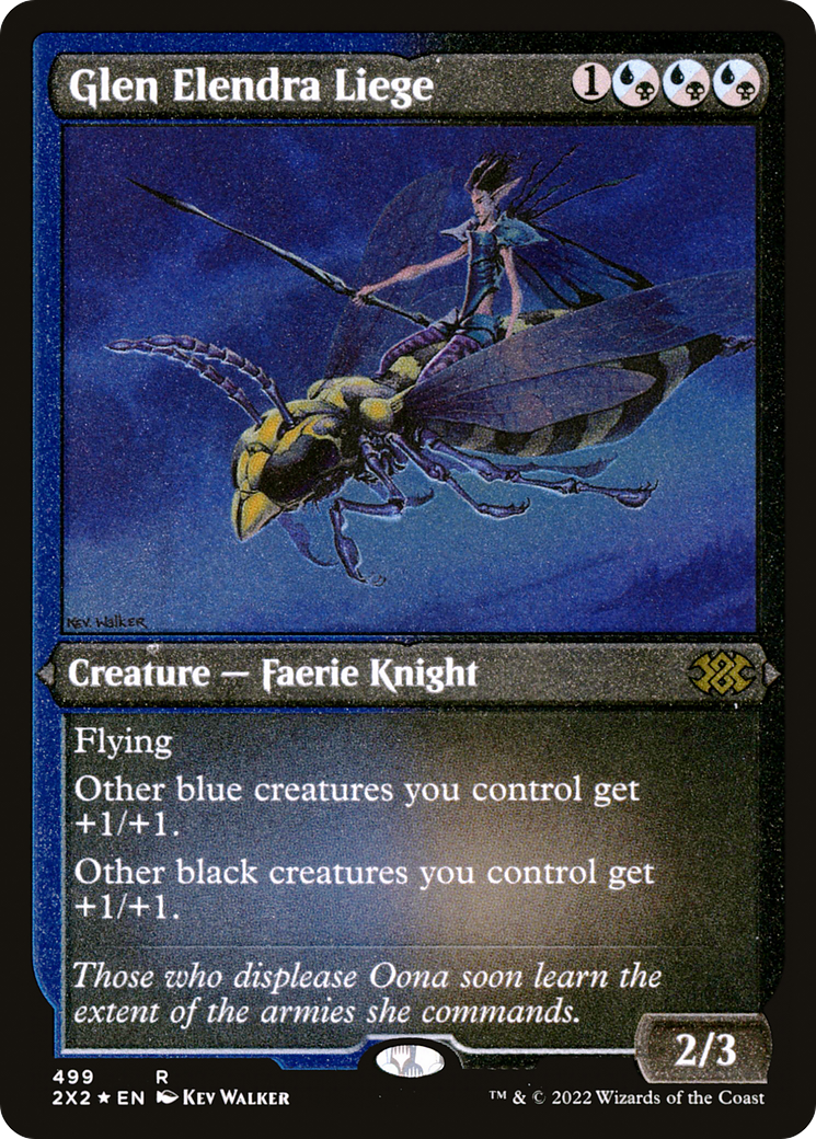 Glen Elendra Liege (Foil Etched)  [Foil]  (2X2-499) - [Double Masters 2022] - Trinity Hobby