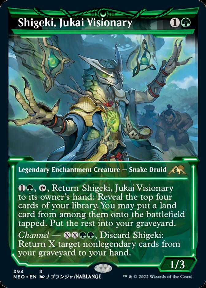 Shigeki, Jukai Visionary (Showcase Soft Glow) [Kamigawa: Neon Dynasty] - Trinity Hobby